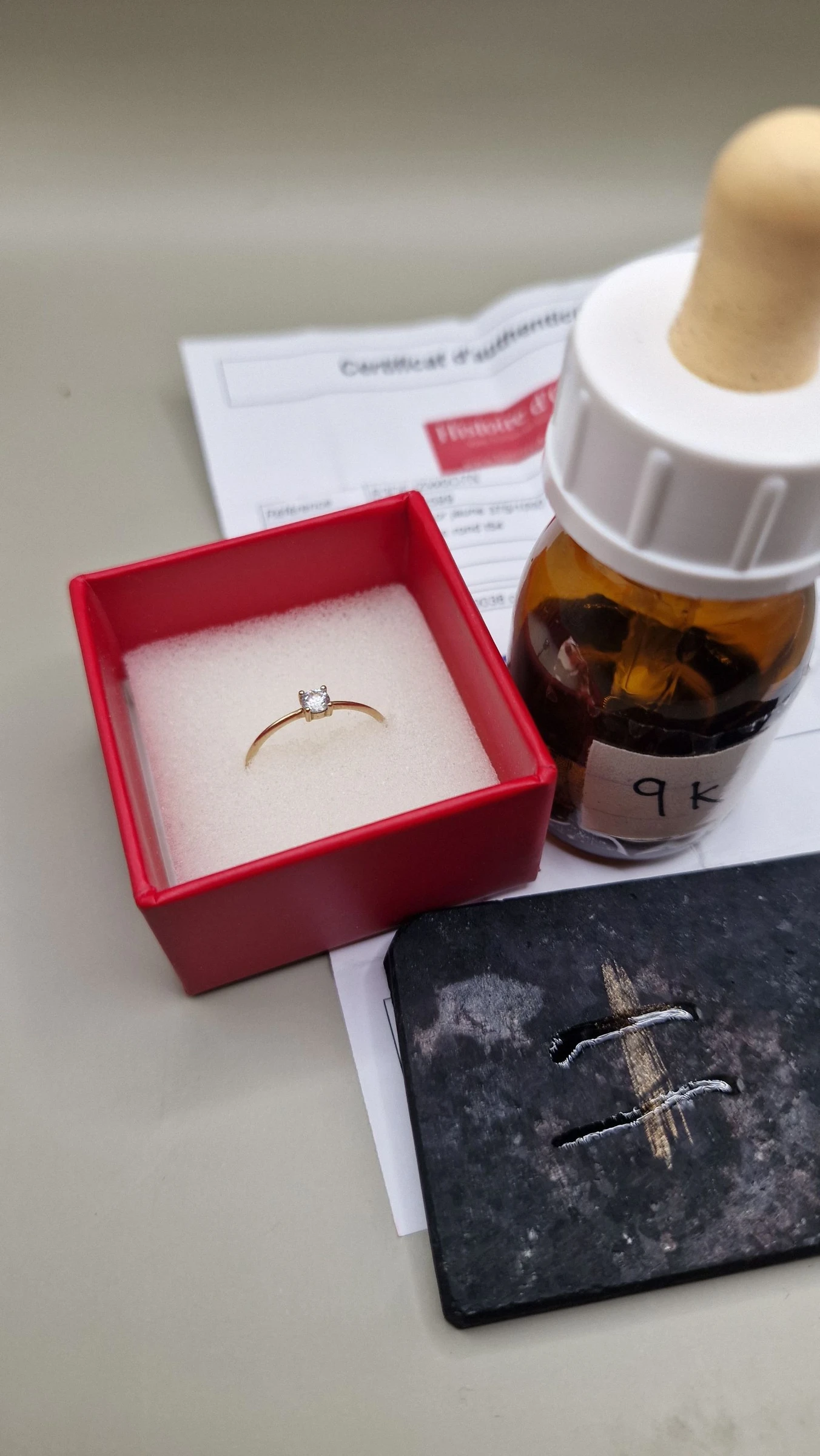 Anillo de oro 9k oro375 